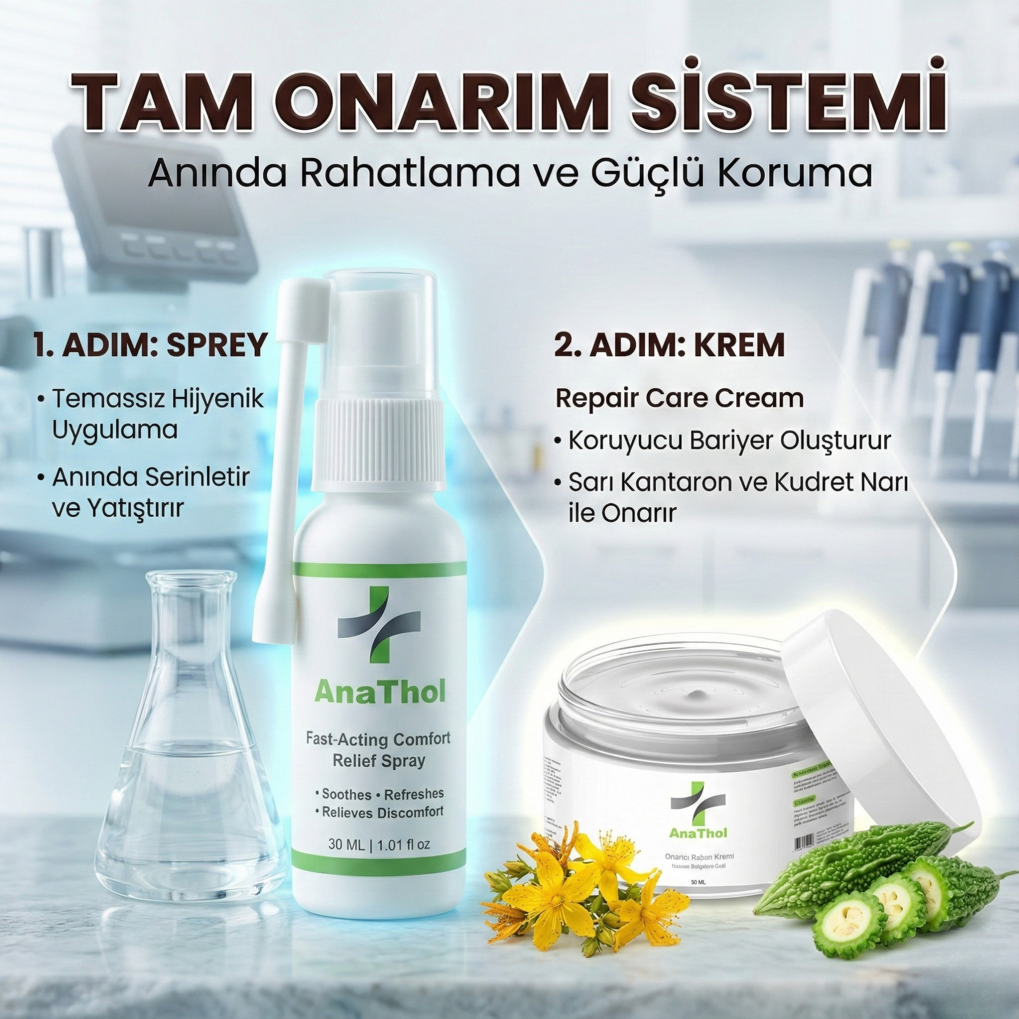 AnaThol Bitkisel Onarıcı, Düzenleyici Sprey