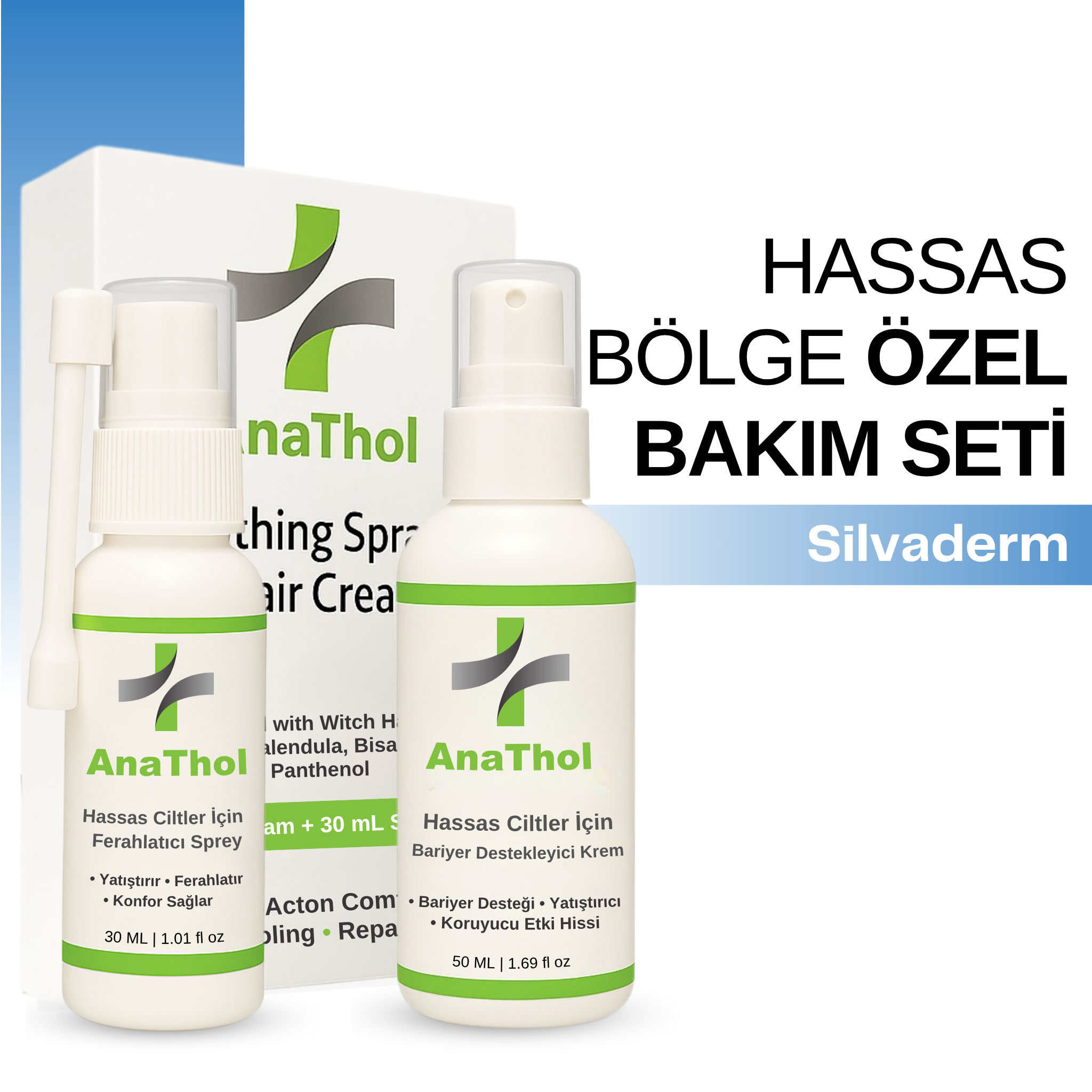 AnaThol Sprey + AnaThol Onarıcı Bakım Kremi Avantajlı Set